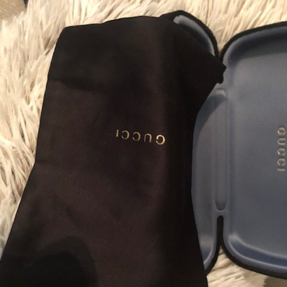 Gucci Brown Tortoise Sunglasses with Stars on Arms - Picture 8 of 9